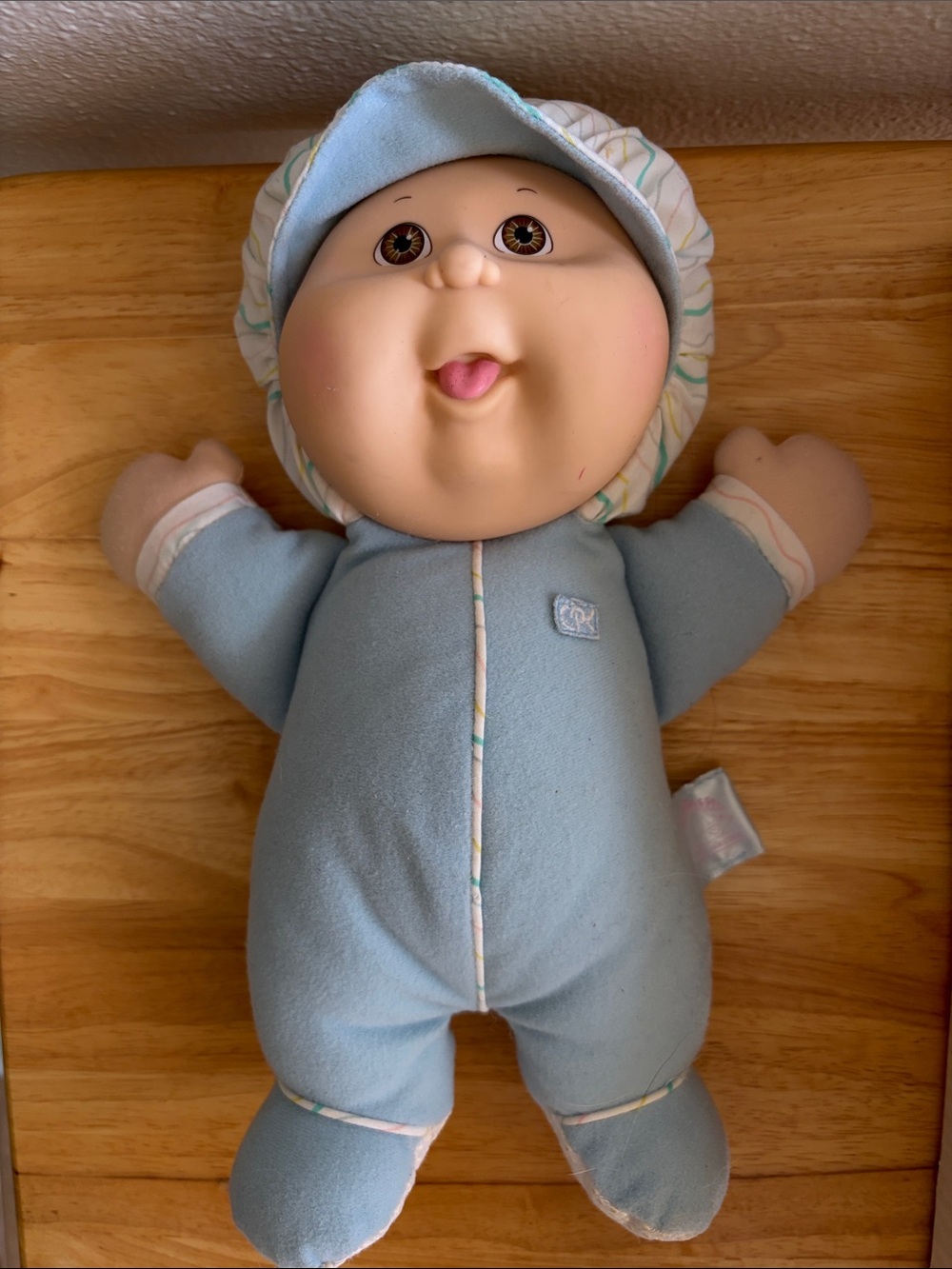 Vintage Hasbro cabbage Patch Baby Doll with Hat-1992/1993